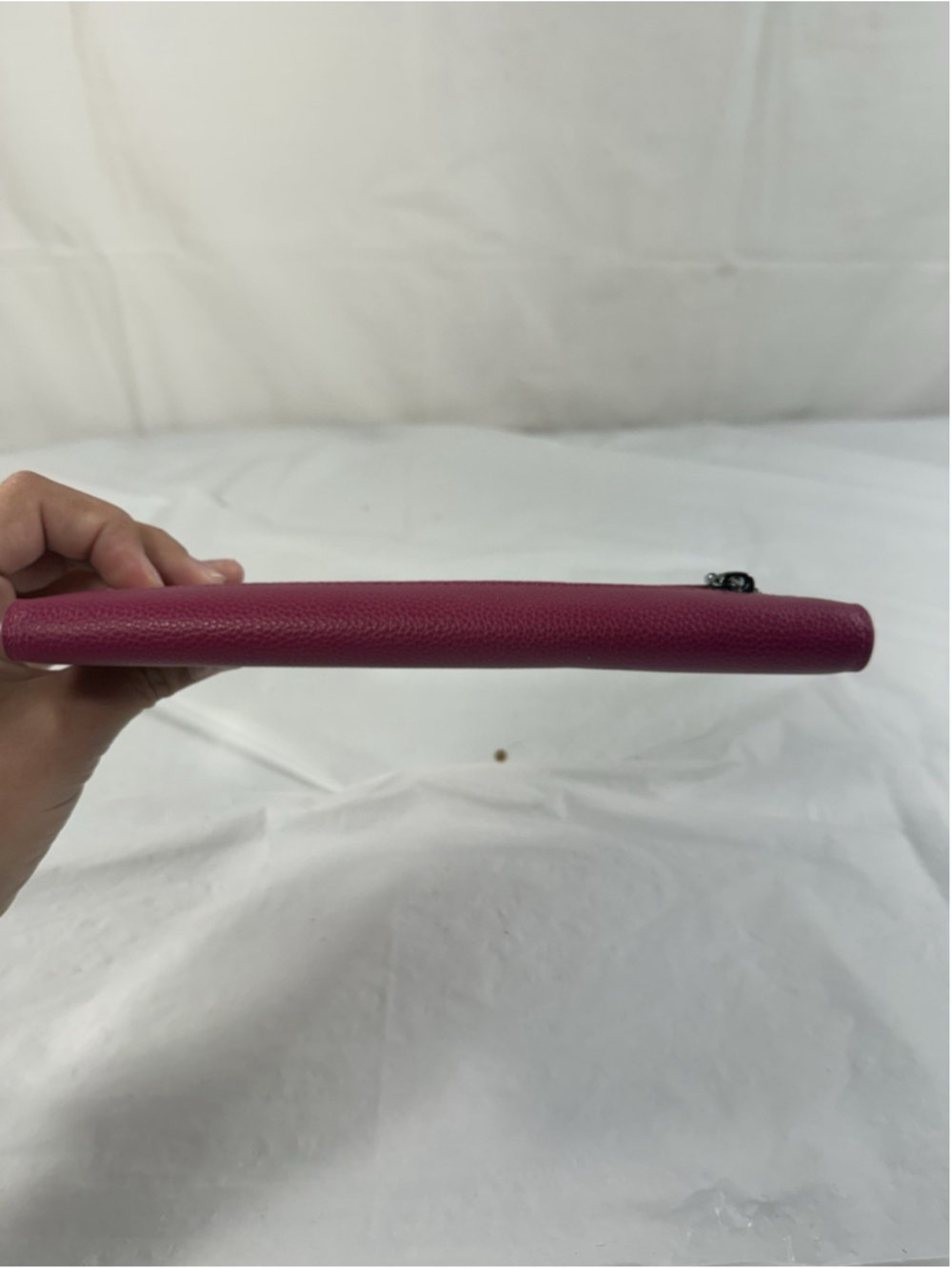 Bveyzi Leather Wallet Fuchsia RFID BLOCKING NEW - Picture 16 of 16